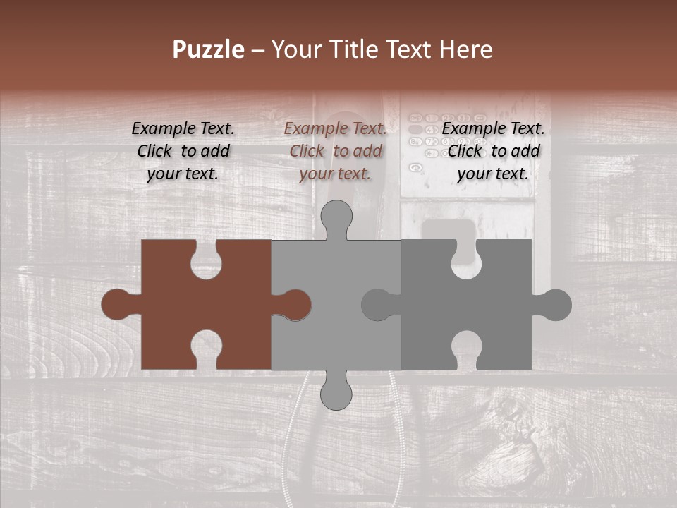 Dirty Receiver Phone PowerPoint Template