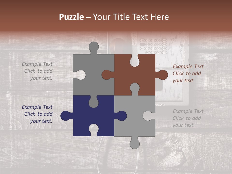 Dirty Receiver Phone PowerPoint Template