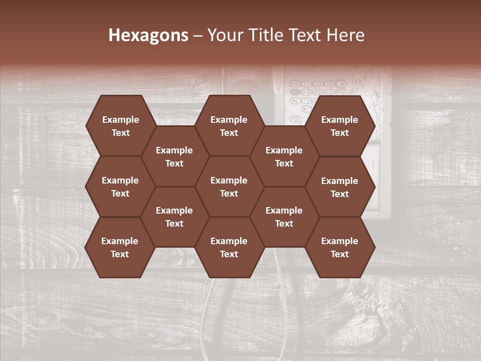 Dirty Receiver Phone PowerPoint Template