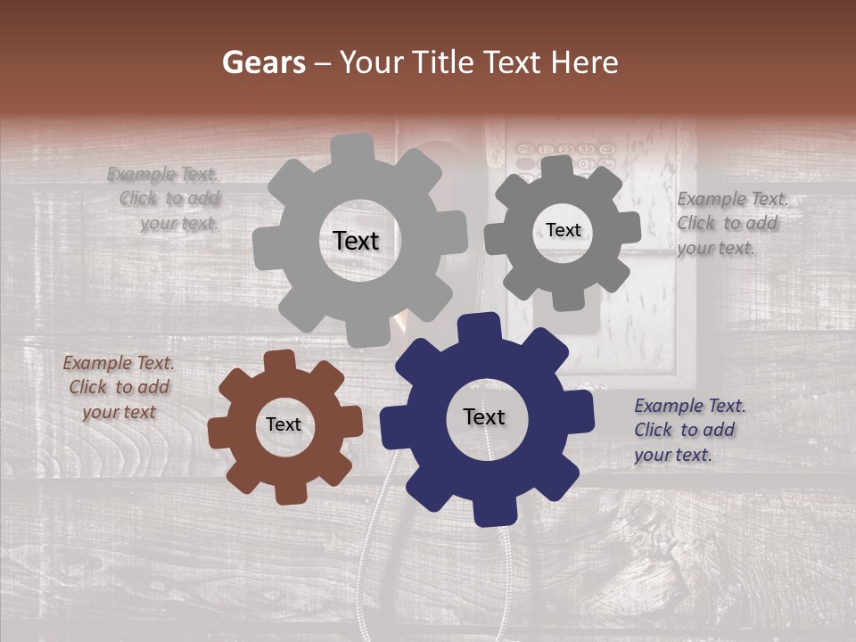 Dirty Receiver Phone PowerPoint Template