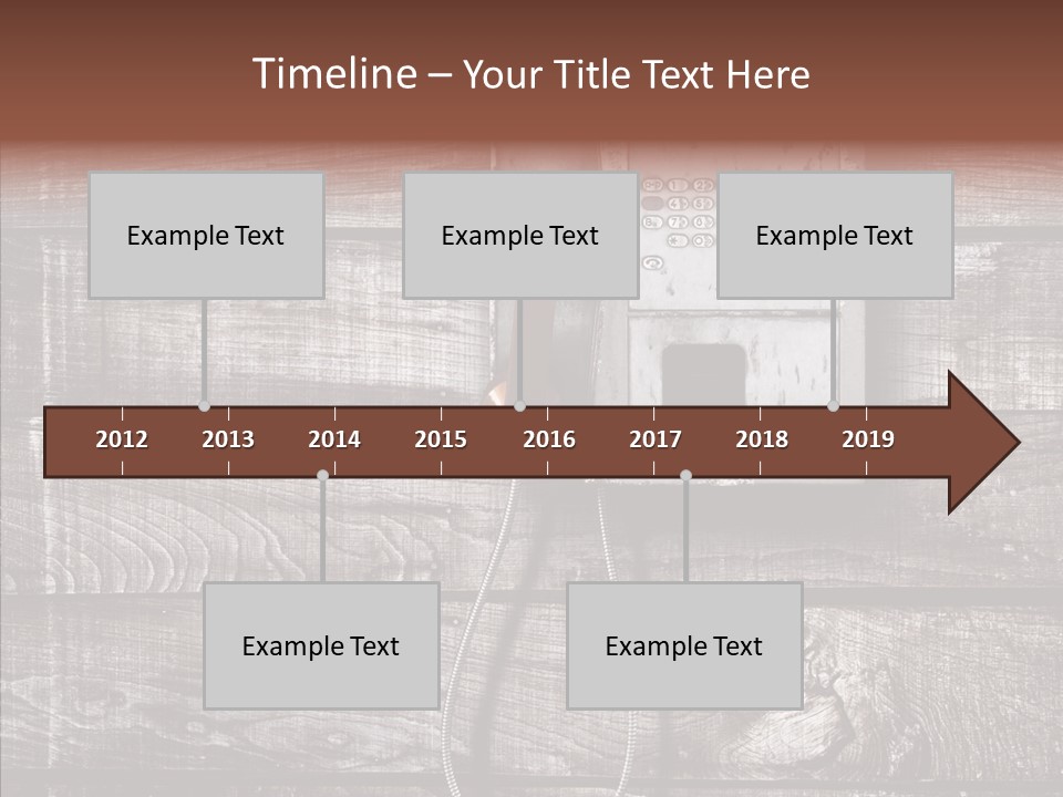 Dirty Receiver Phone PowerPoint Template