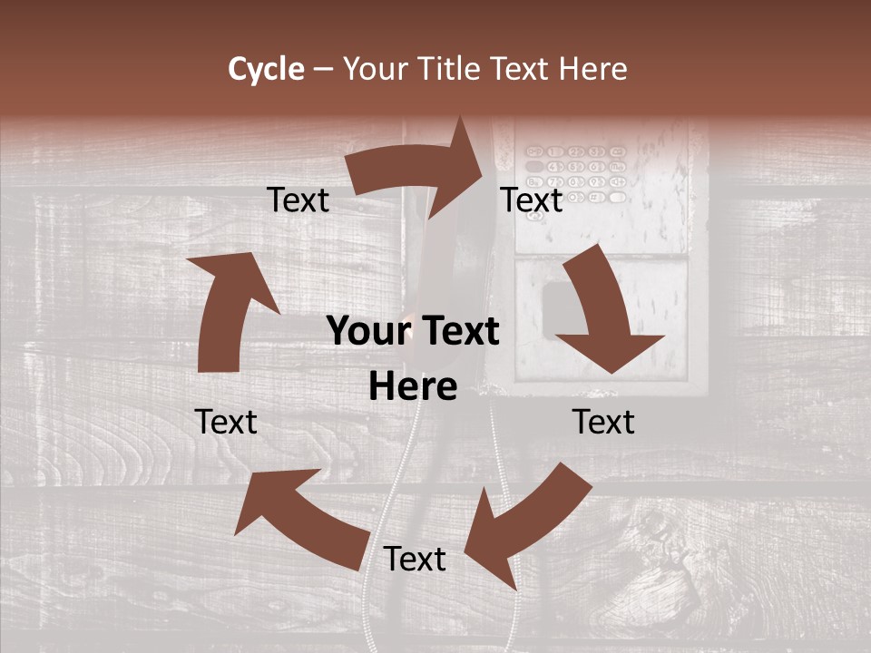 Dirty Receiver Phone PowerPoint Template