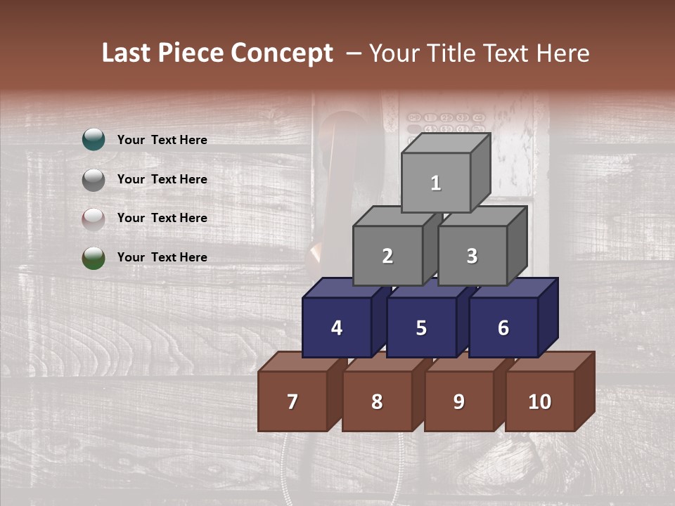 Dirty Receiver Phone PowerPoint Template