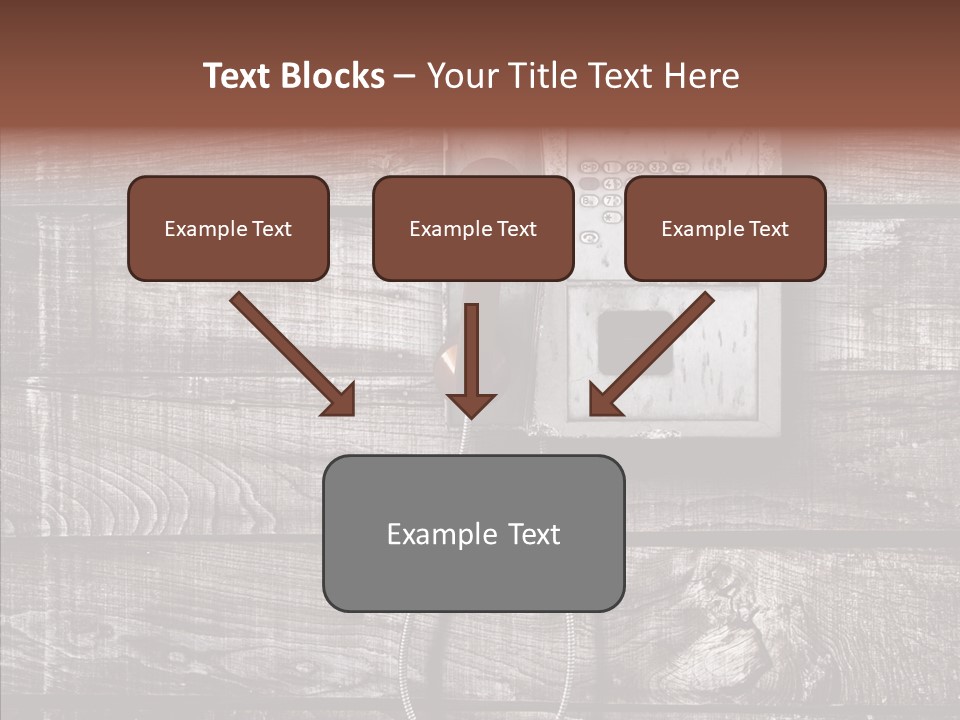 Dirty Receiver Phone PowerPoint Template