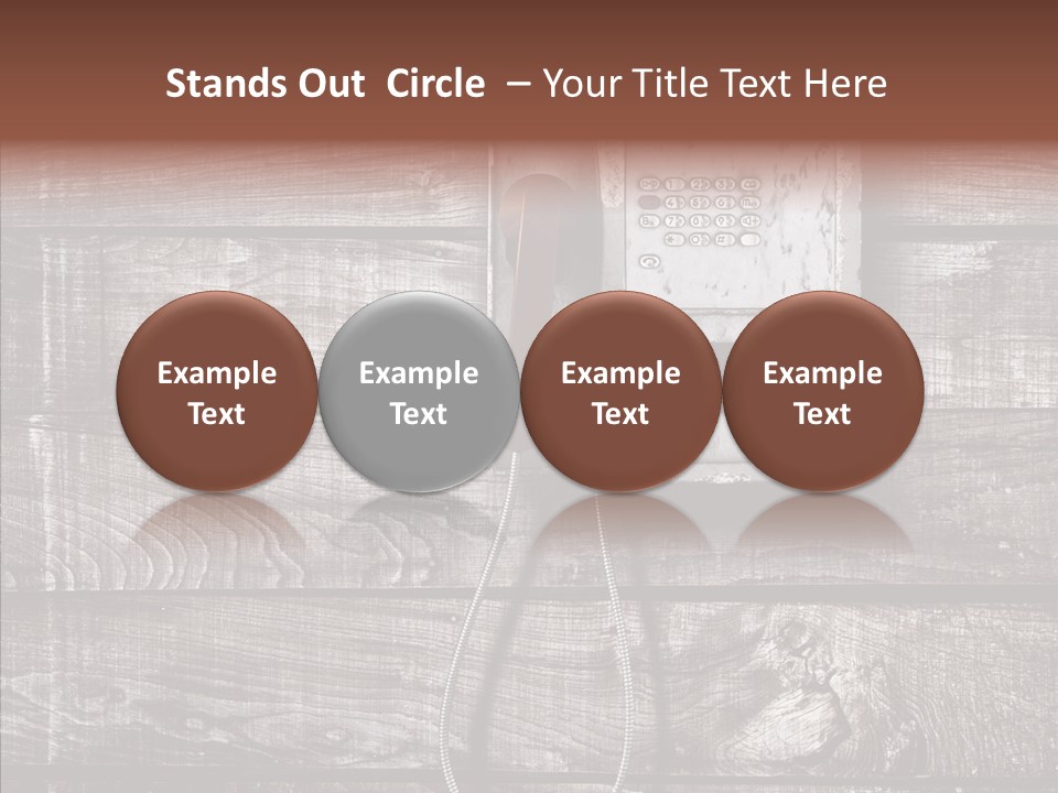 Dirty Receiver Phone PowerPoint Template