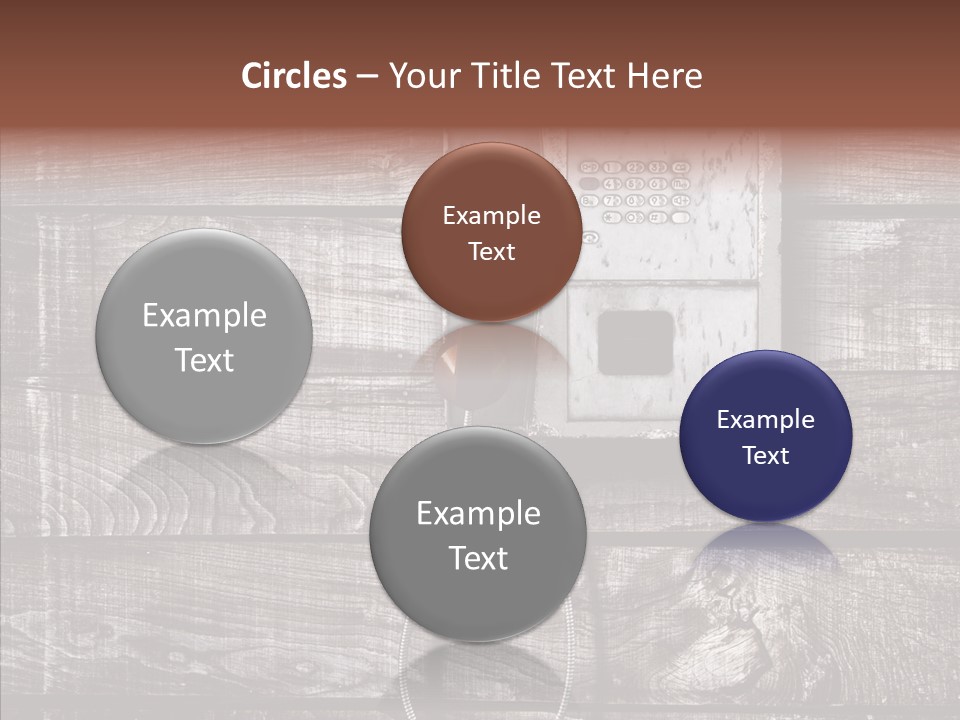 Dirty Receiver Phone PowerPoint Template