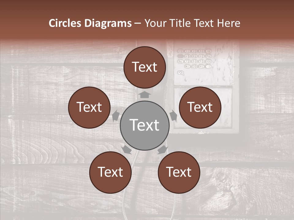 Dirty Receiver Phone PowerPoint Template