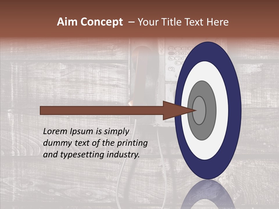 Dirty Receiver Phone PowerPoint Template