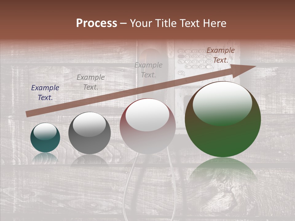 Dirty Receiver Phone PowerPoint Template