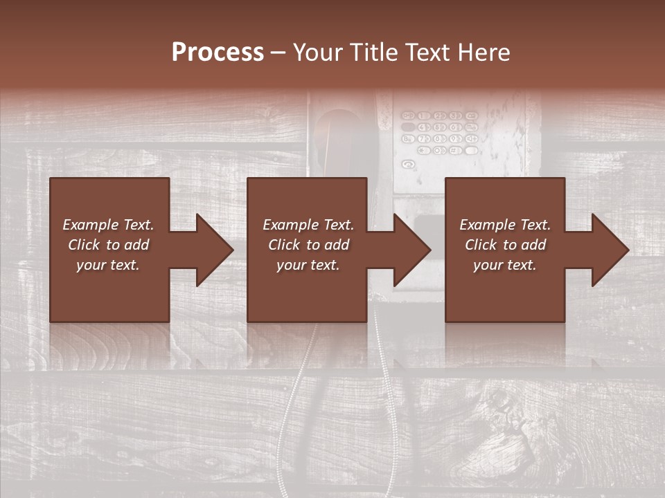 Dirty Receiver Phone PowerPoint Template