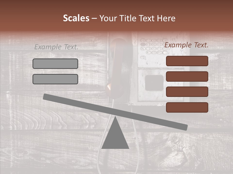 Dirty Receiver Phone PowerPoint Template