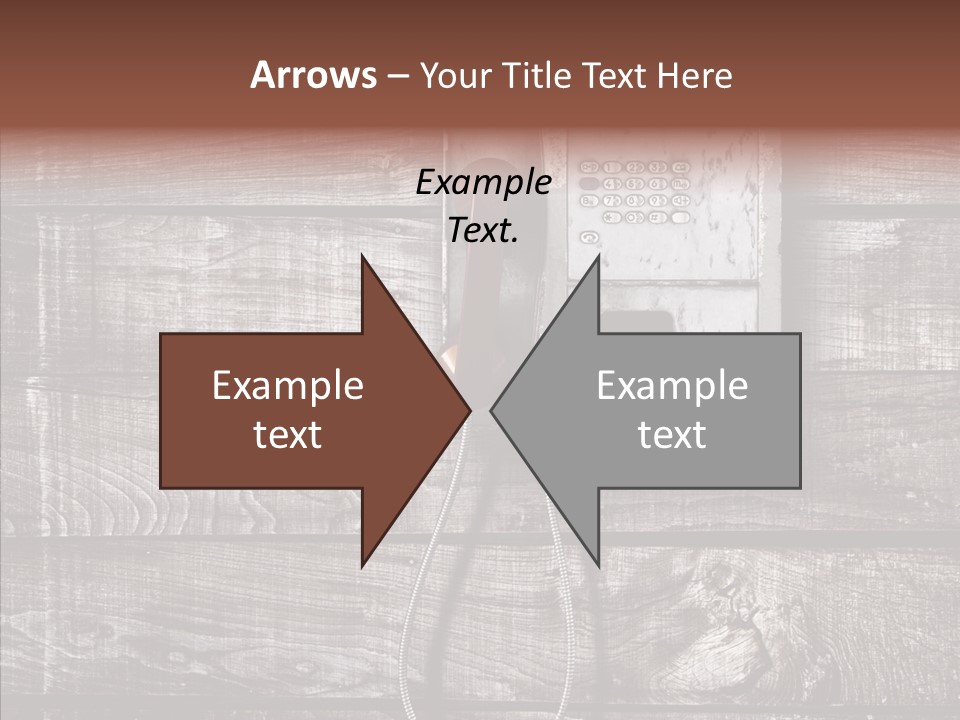 Dirty Receiver Phone PowerPoint Template