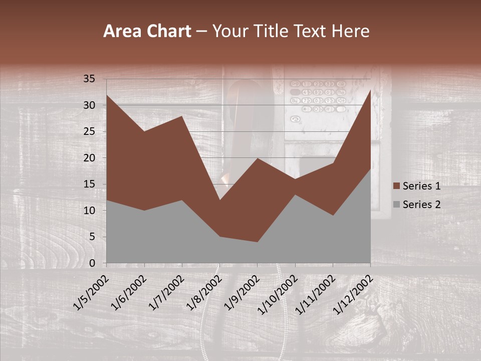 Dirty Receiver Phone PowerPoint Template