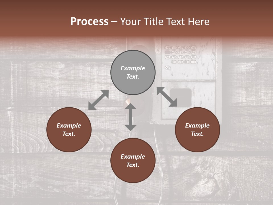 Dirty Receiver Phone PowerPoint Template