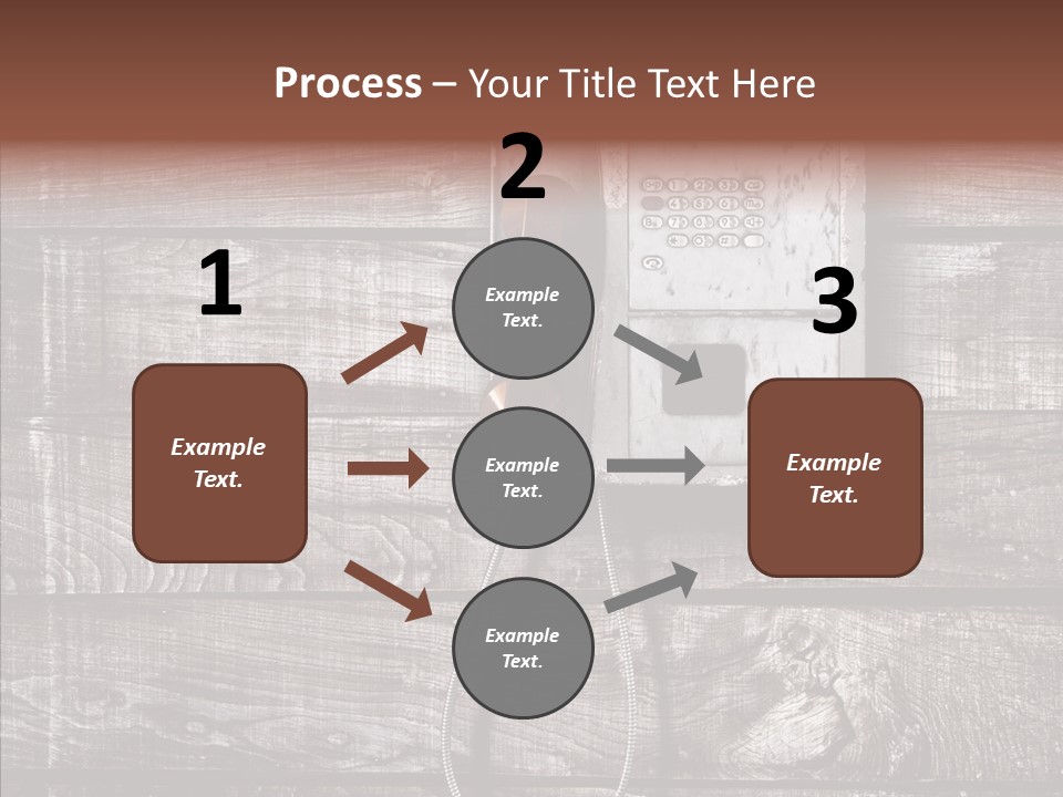 Dirty Receiver Phone PowerPoint Template