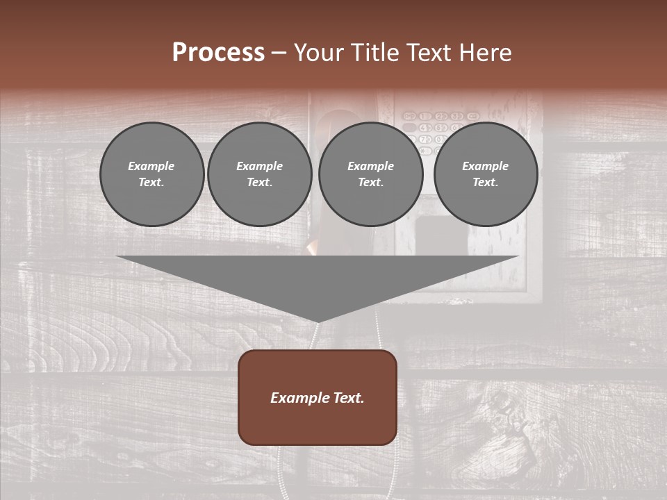 Dirty Receiver Phone PowerPoint Template