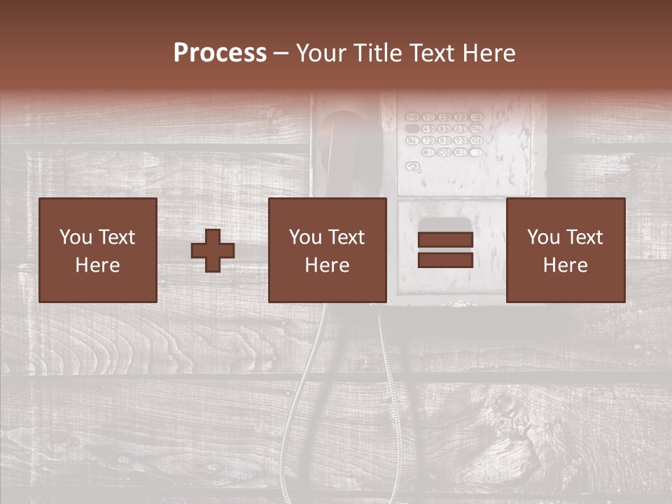 Dirty Receiver Phone PowerPoint Template