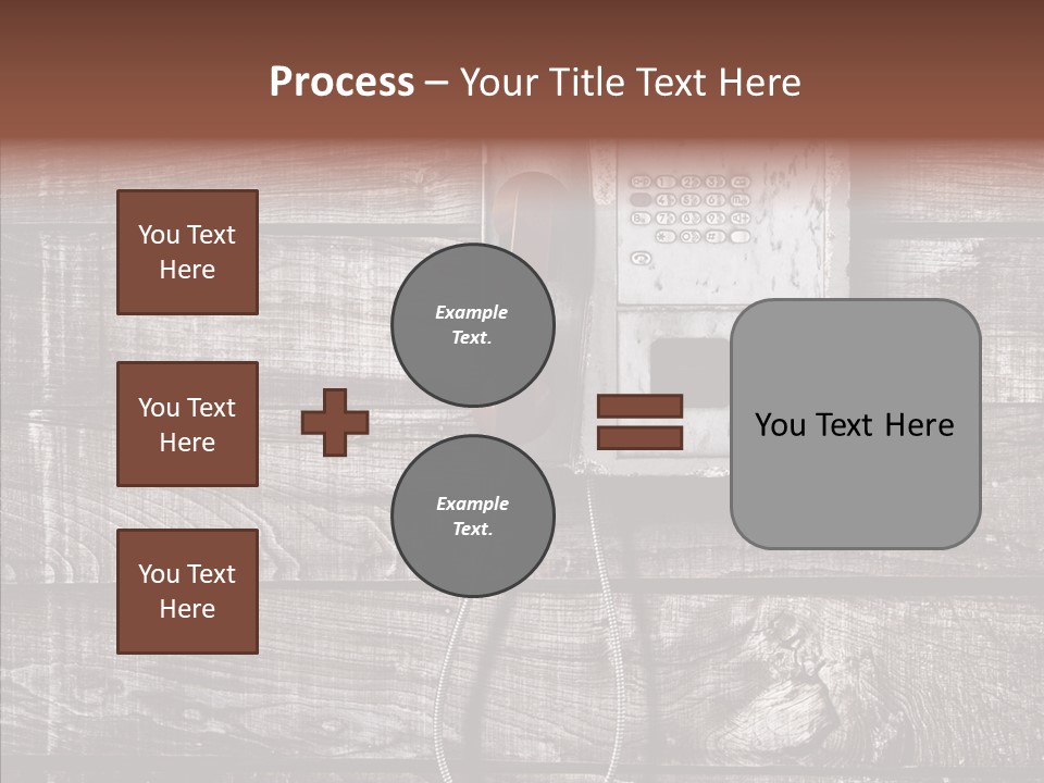 Dirty Receiver Phone PowerPoint Template