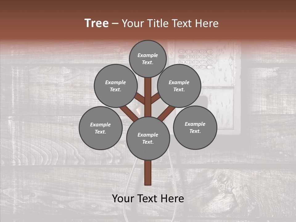 Dirty Receiver Phone PowerPoint Template