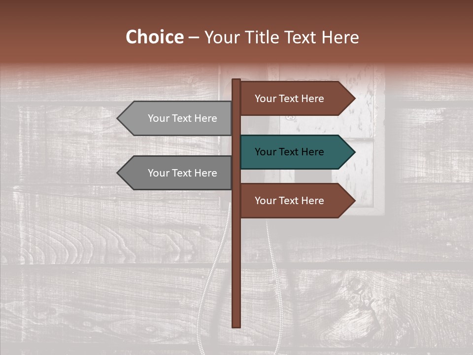 Dirty Receiver Phone PowerPoint Template