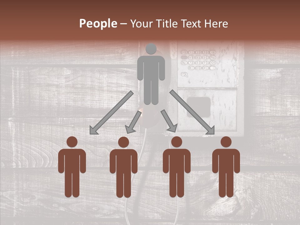 Dirty Receiver Phone PowerPoint Template