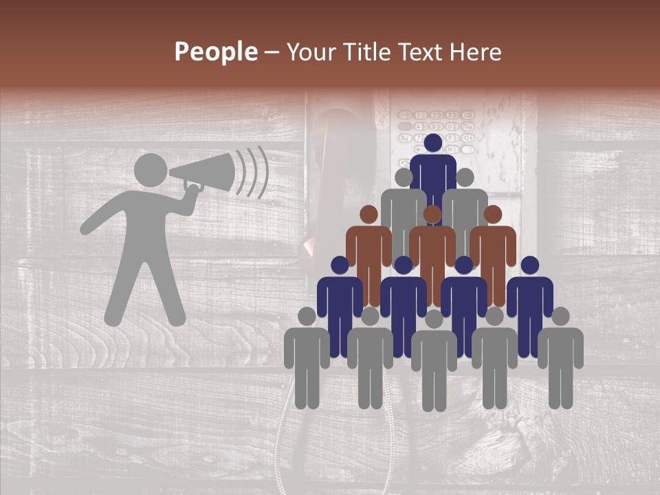 Dirty Receiver Phone PowerPoint Template