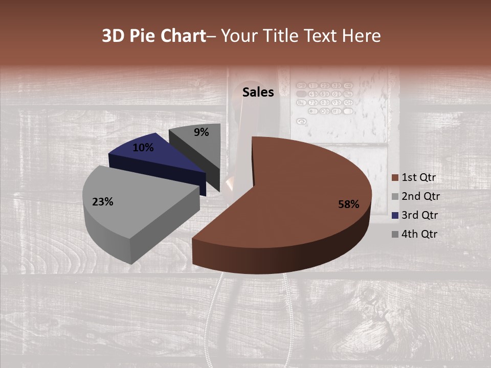 Dirty Receiver Phone PowerPoint Template