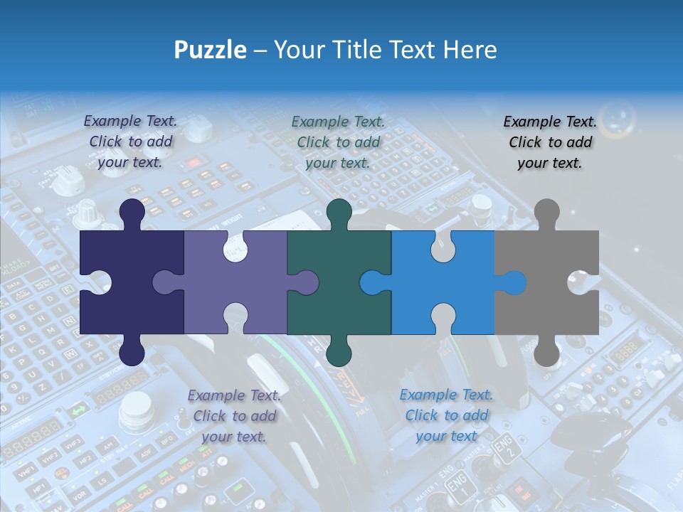 Screen Piloting Jet PowerPoint Template