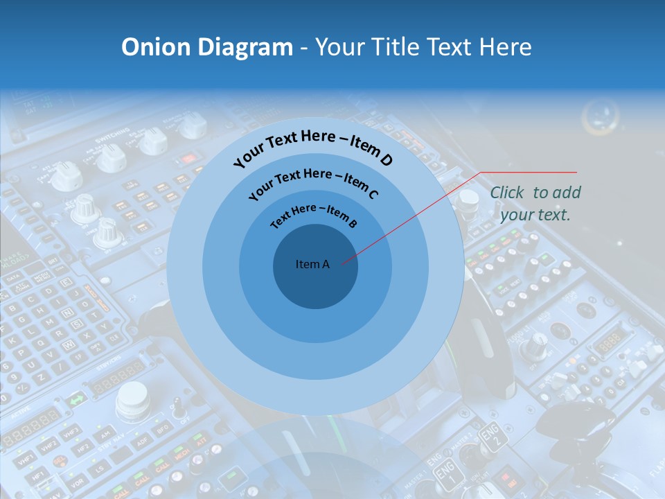 Screen Piloting Jet PowerPoint Template