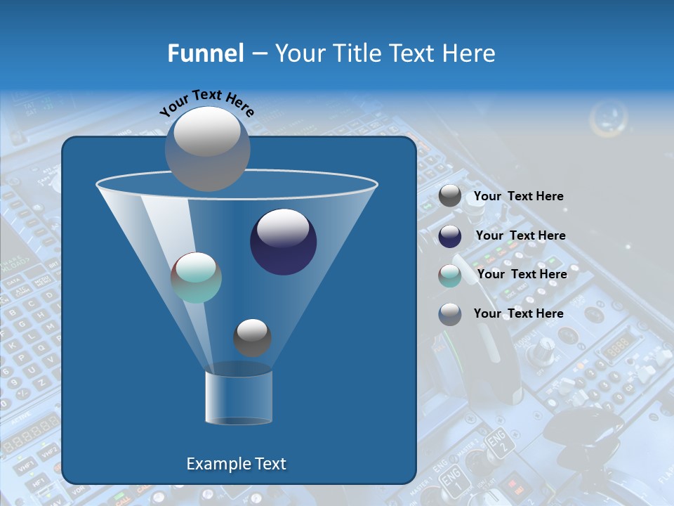 Screen Piloting Jet PowerPoint Template