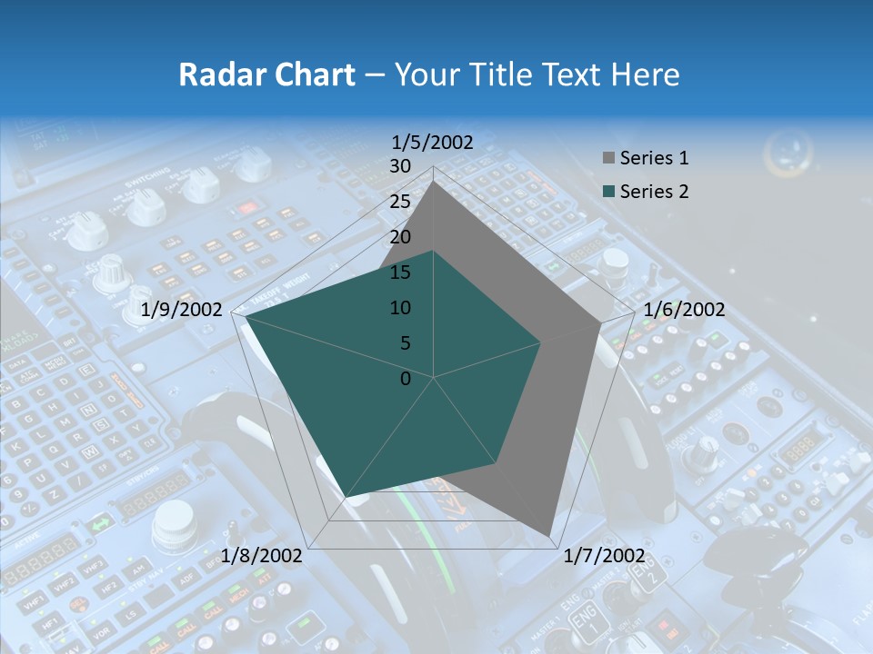 Screen Piloting Jet PowerPoint Template