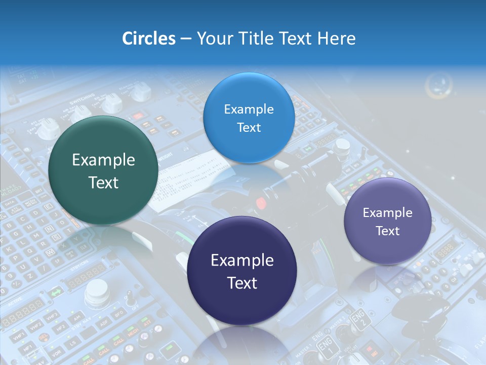 Screen Piloting Jet PowerPoint Template