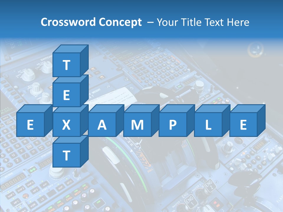 Screen Piloting Jet PowerPoint Template