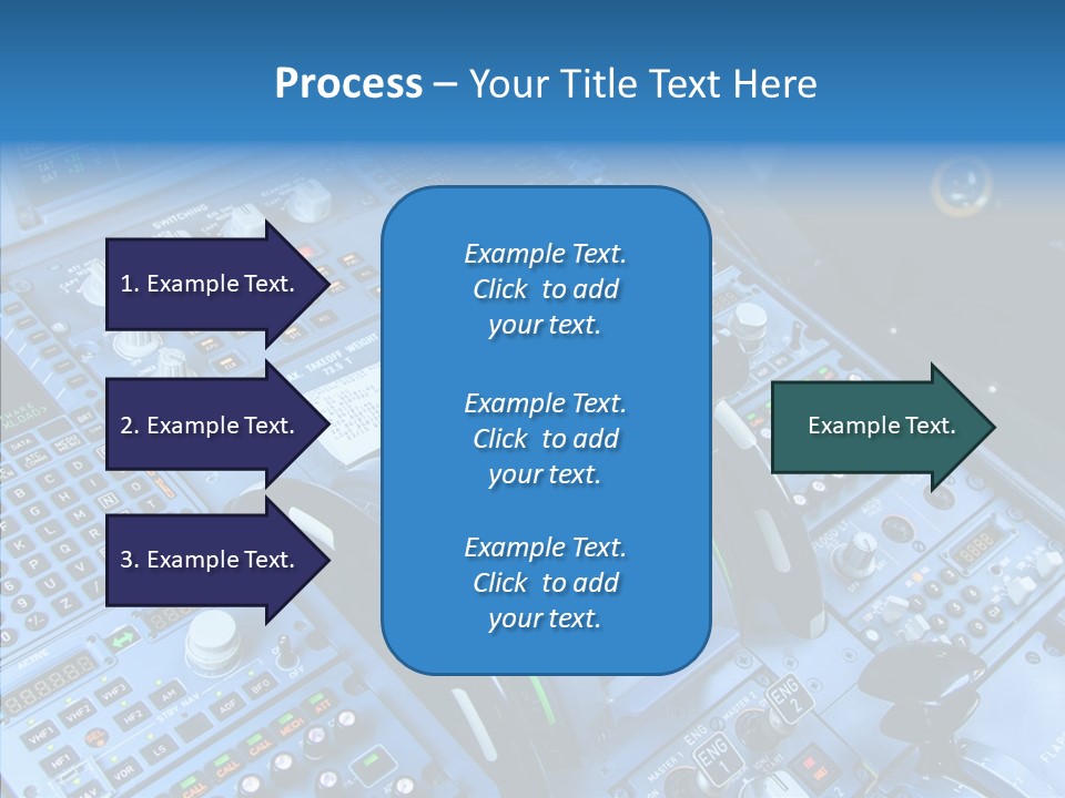 Screen Piloting Jet PowerPoint Template