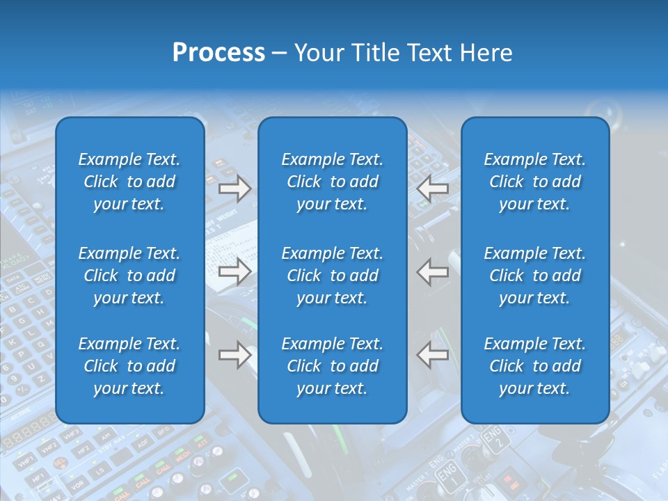 Screen Piloting Jet PowerPoint Template