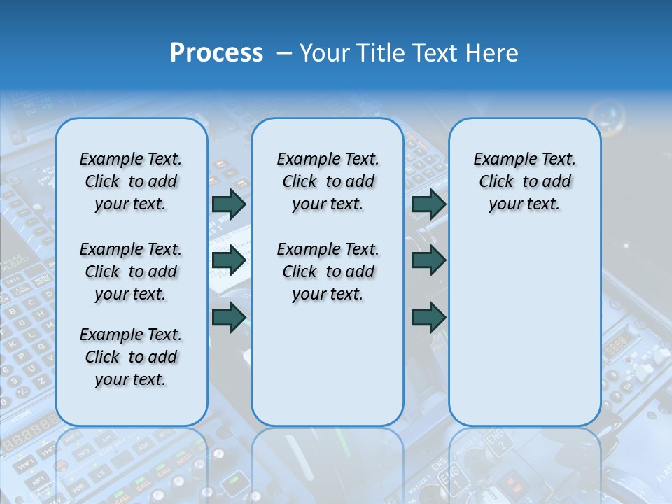 Screen Piloting Jet PowerPoint Template