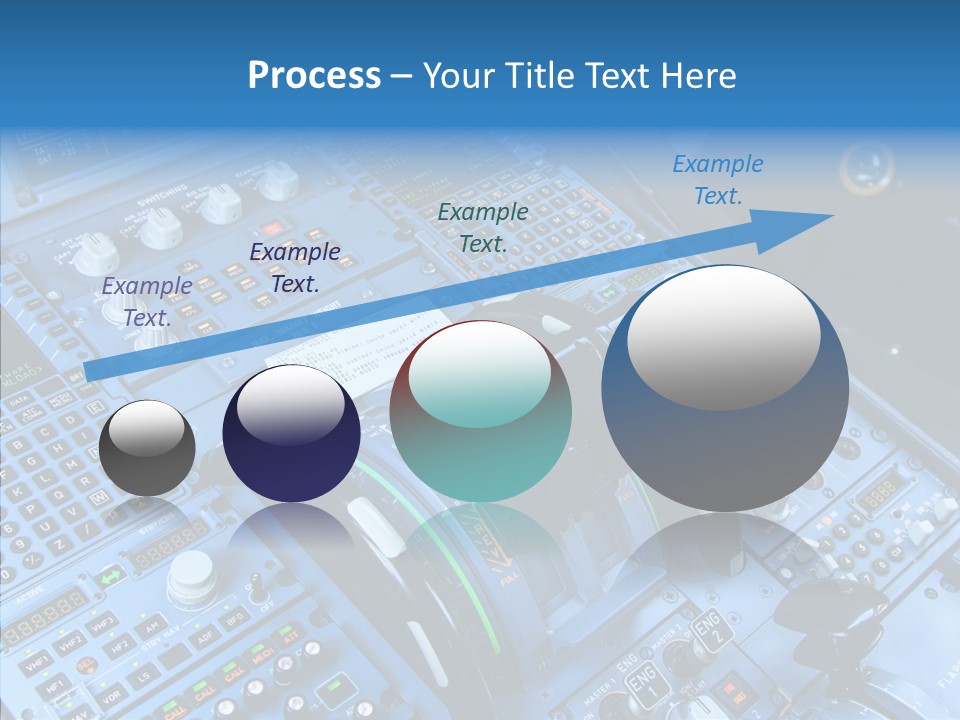 Screen Piloting Jet PowerPoint Template