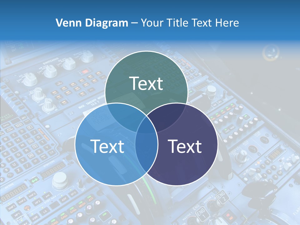 Screen Piloting Jet PowerPoint Template