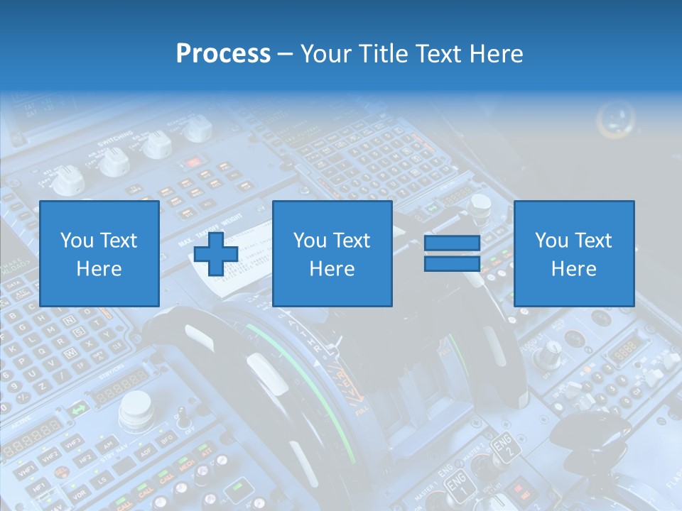 Screen Piloting Jet PowerPoint Template
