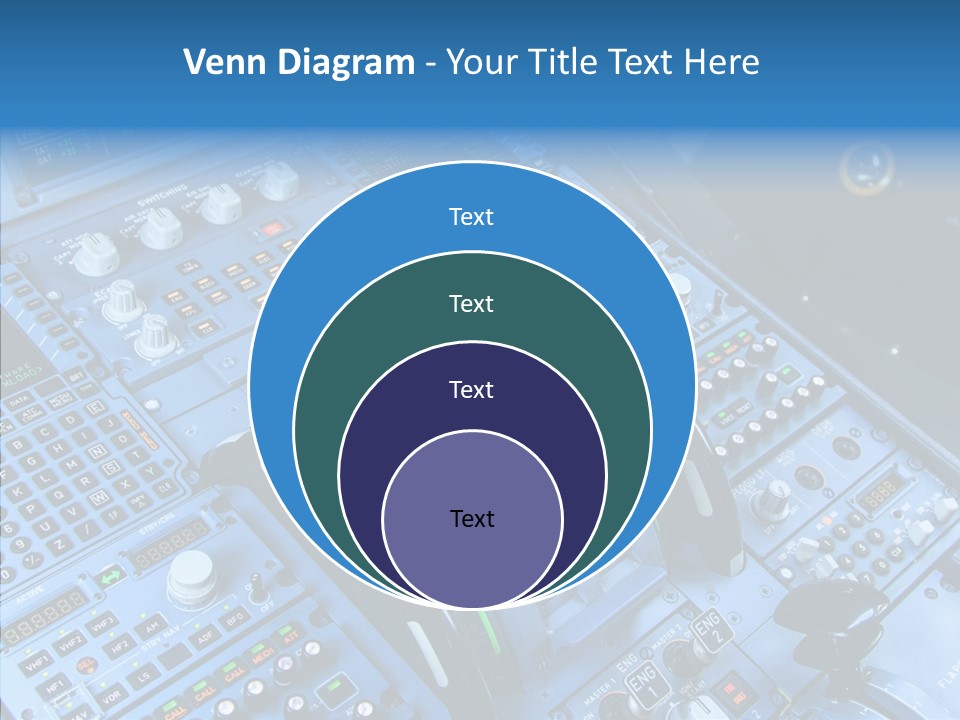 Screen Piloting Jet PowerPoint Template