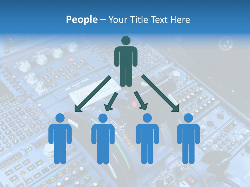 Screen Piloting Jet PowerPoint Template