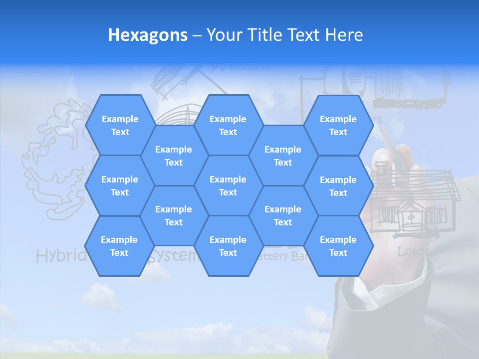 People Business Pencil PowerPoint Template