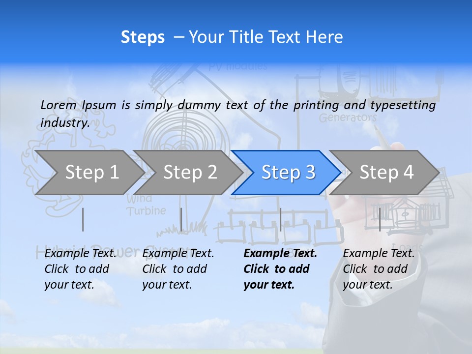 People Business Pencil PowerPoint Template