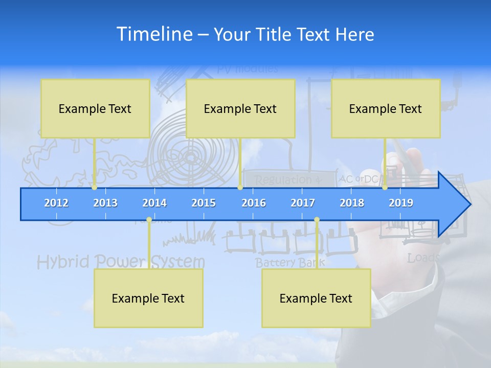 People Business Pencil PowerPoint Template
