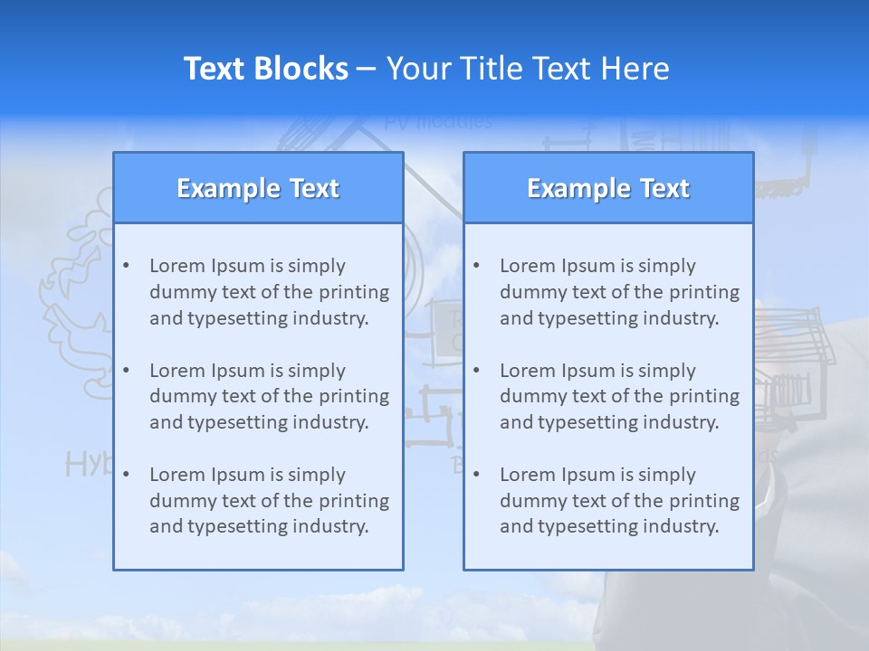 People Business Pencil PowerPoint Template
