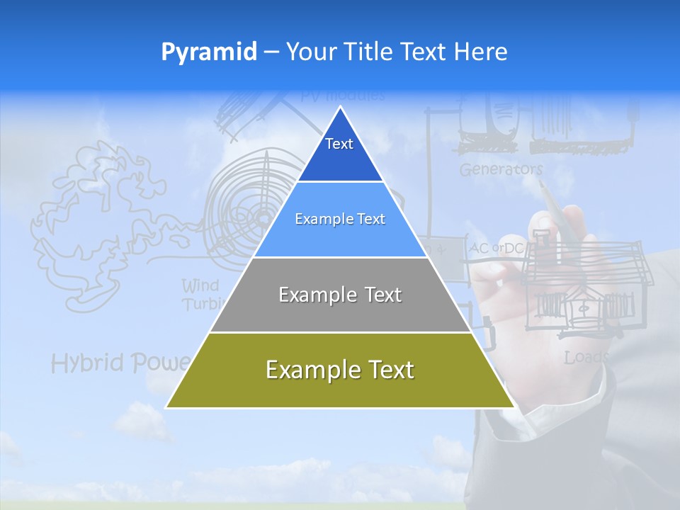 People Business Pencil PowerPoint Template