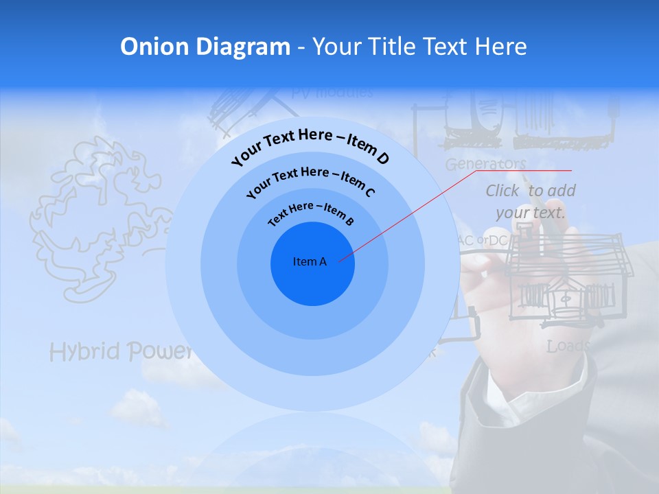 People Business Pencil PowerPoint Template