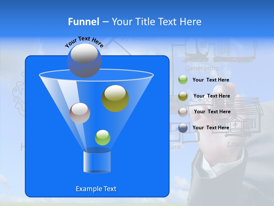 People Business Pencil PowerPoint Template
