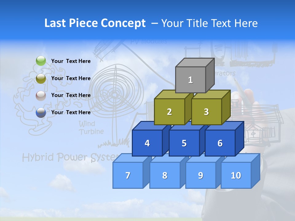 People Business Pencil PowerPoint Template