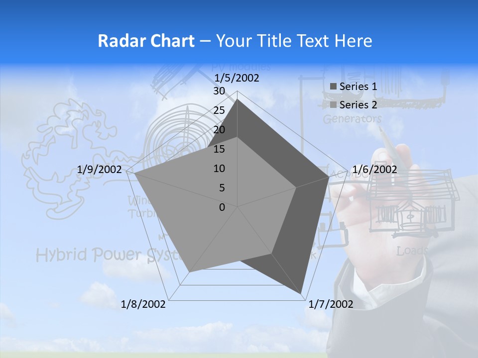 People Business Pencil PowerPoint Template